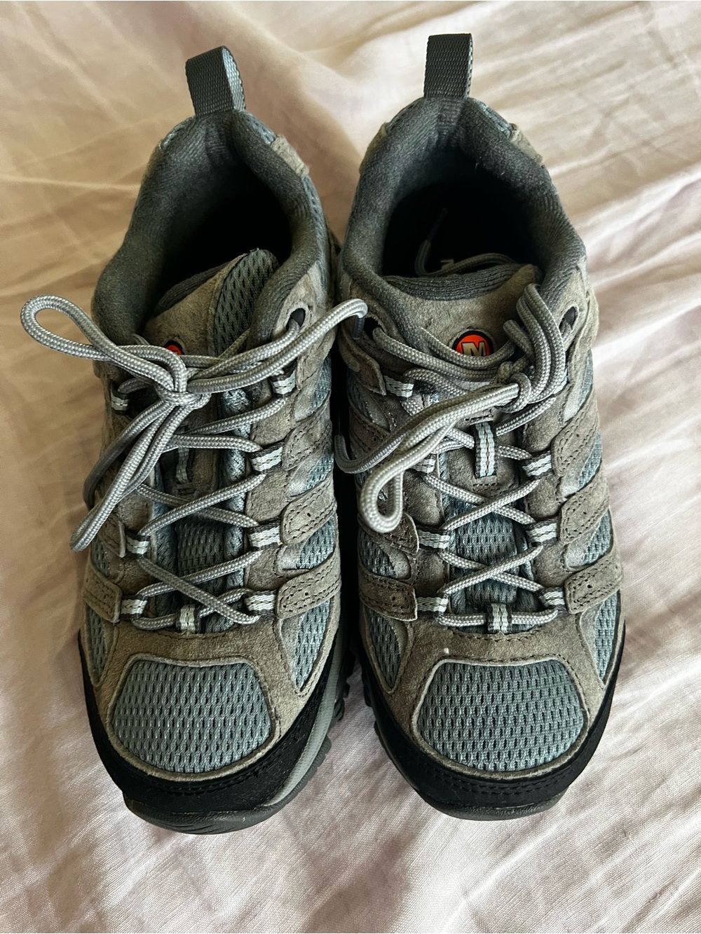Merrell Gray and Blue woman’s Trail Hiking Sneakers